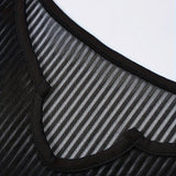 Fitness Breathable Mesh Shirt with Cut Out Bottom