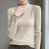 Women's Half Turtleneck Sweater Inner Wear Sweater