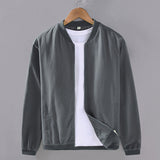 Plain simple men's autumn jacket lightweight