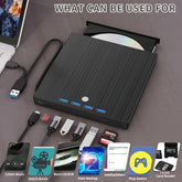 External DVD Burner TYPE-C Multi-function CD Disc Drive Extended Optical Drive