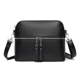 Мода Casual иқтидори калон Shell халтаи Top қабати чарм як-китф халтаи Crossbody