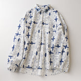 Художественный свободный покрой, повседневный, универсальный топ с вышитым вырезом