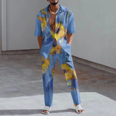 Trendy Multi-color Long Sleeve Casual Sports Suit