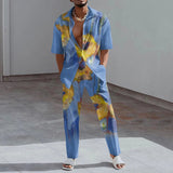 Trendy Multi-color Long Sleeve Casual Sports Suit