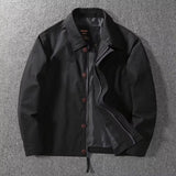 Деловой повседневный пиджак с лацканами, мужской ветрозащитный комбинезон