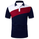Мужской спортивный топ с полосками на груди, соответствующий цвету