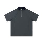 Мужской летний повседневный топ в стиле пэчворк с контрастными цветами