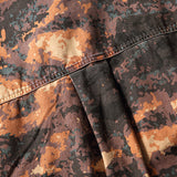 Мужская рабочая куртка с камуфляжным принтом «тай-дай»