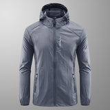 Летний уличный солнцезащитный топ с капюшоном для мужчин