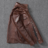 Рубашка мужская из натуральной овчины