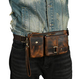 Сабзавот даббоб чарм гов пӯсти мардона Trendy сард Travel сандуқе халтаи камар