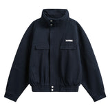 Стиль одежды Состаренный воротник-стойка Мужское новое уличное пальто