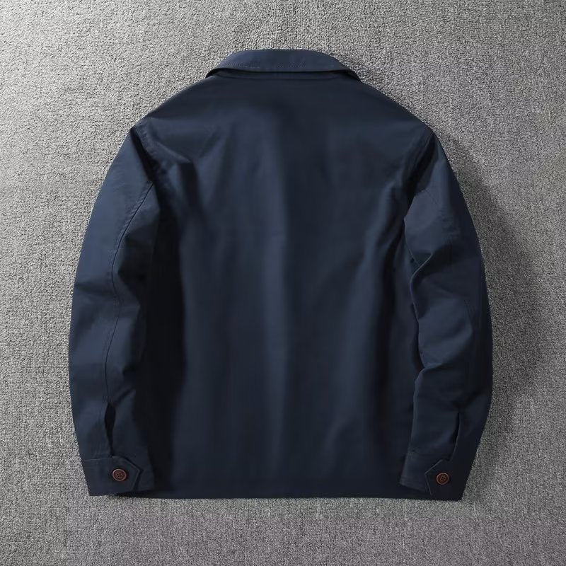 Деловой повседневный пиджак с лацканами, мужской ветрозащитный комбинезон Деловой повседневный пиджак с лацканами, мужской ветрозащитный комбинезон