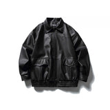 Men's Leather Coat Motorcycle Jacket