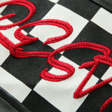 Американская ретро-шотландская короткая кожаная куртка с вышивкой