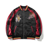 Мужская хлопковая куртка с машинной вышивкой Koi