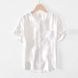 Men's Linen Short Sleeve Shirt