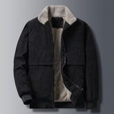 Fashion Casual Loose Mens Coat With Cotton Lining