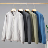 Plain simple men's autumn jacket lightweight