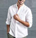 Men's Simple Casual Loose Shirt