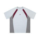 Мужской летний свободный повседневный топ реглан