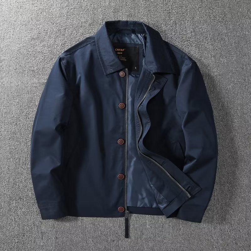 Деловой повседневный пиджак с лацканами, мужской ветрозащитный комбинезон Деловой повседневный пиджак с лацканами, мужской ветрозащитный комбинезон