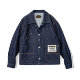Fashion personality retro denim jacket coat