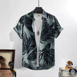 Men's Loose Casual Plain 3D Print Shirt