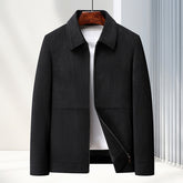 Mens Lapel Jacket Casual куртаат ҷомаи Синну соли миёна