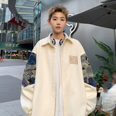 Spring New Hong Kong Style Long Sleeve Shirt