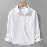 Simple solid color shirt, casual coat in artistic style