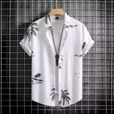Plus Size Casual 3D Digital Print Short Sleeve