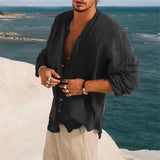 Short Sleeve Shirt Menswear Handsome Fashion Casual