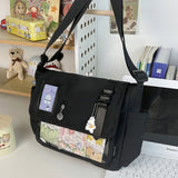 Canvas Handbag Casual All-match Waterproof Lightweight Crossbody Bag