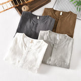 Men's Linen Short Sleeve Shirt