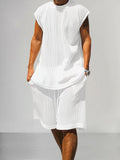 Casual Sweater Suit Men's Summer Loose Vest
