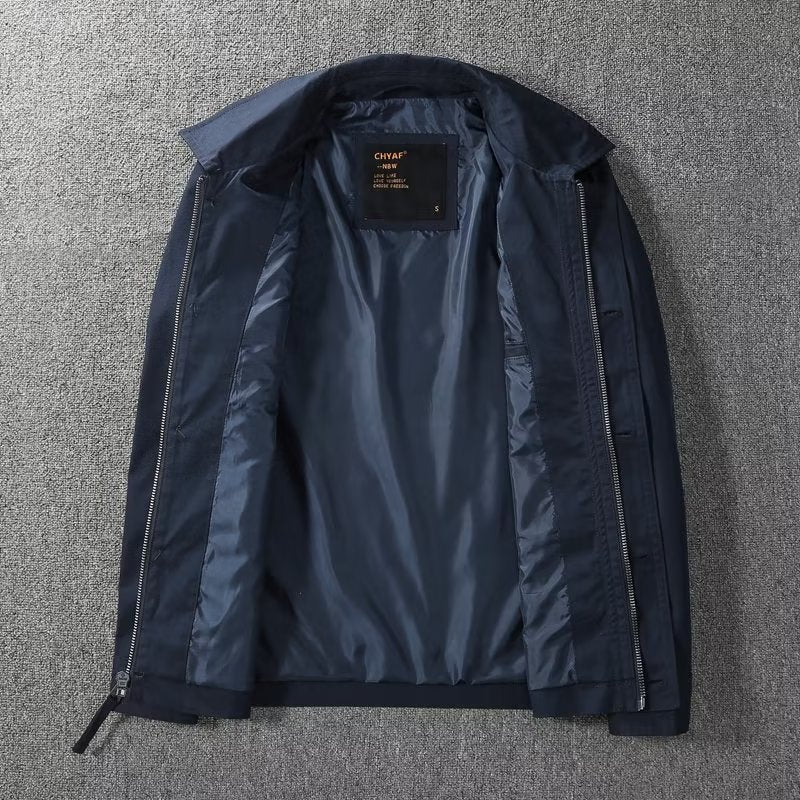 Деловой повседневный пиджак с лацканами, мужской ветрозащитный комбинезон Деловой повседневный пиджак с лацканами, мужской ветрозащитный комбинезон