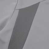 Мужской свободный повседневный свитер с короткими рукавами и лацканами