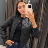 Осень и зима Женская новая удобная и повседневная короткая хлопковая куртка куртка пальто