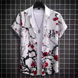 Plus Size Casual 3D Digital Print Short Sleeve