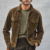 Men's Fashion Suede American Retro Coat