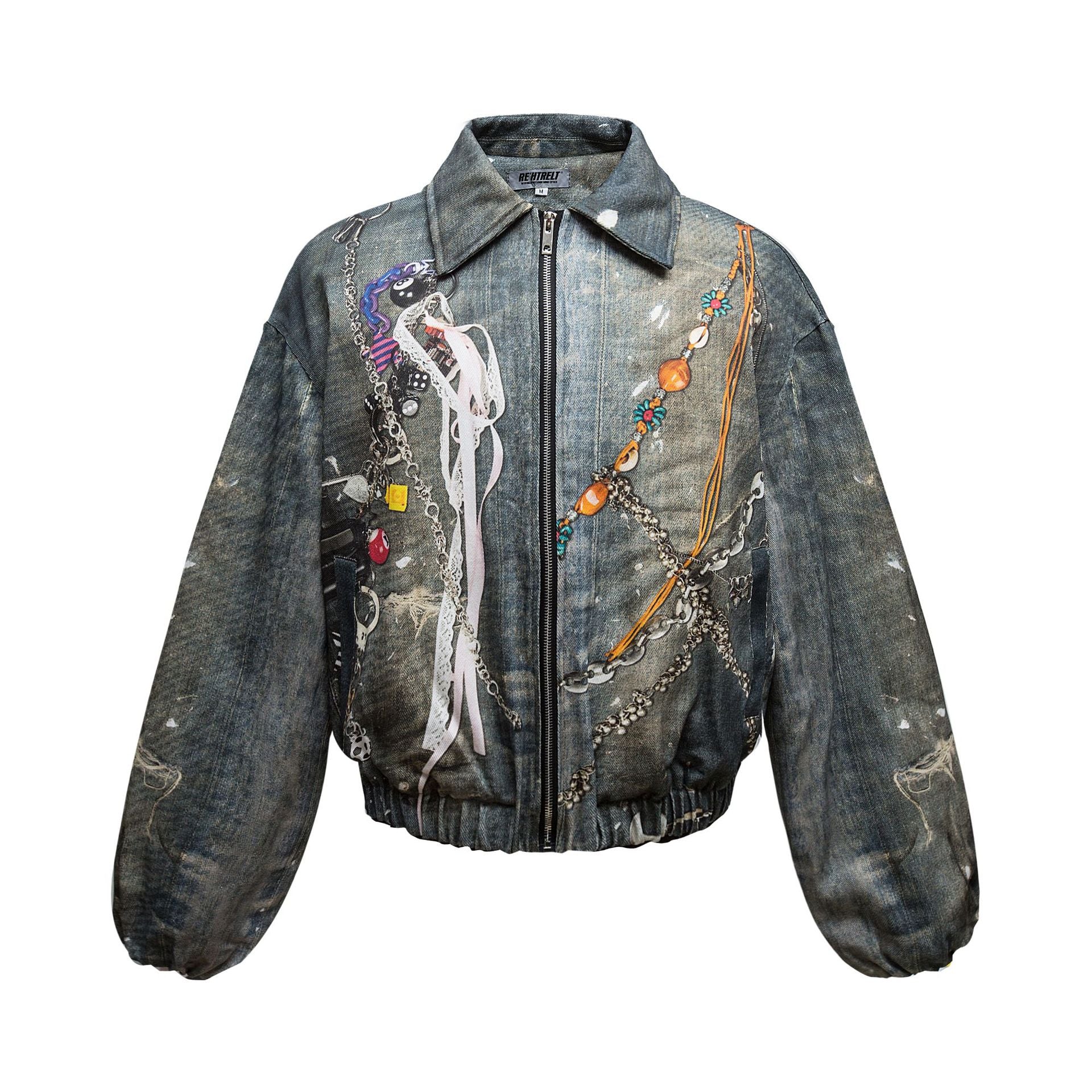 Мужская утепленная короткая и широкая куртка в американском стиле с хлопковой подкладкой Мужская утепленная короткая и широкая куртка в американском стиле с хлопковой подкладкой