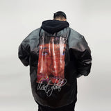 Зимняя теплая белая куртка на утином пуху в американском стиле, свободная утолщенная куртка из искусственной кожи для бейсбола