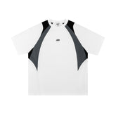 Men's Loose Casual T-Shirt With Stitching Summer