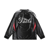 Полосатый спортивный топ с принтом букв весна-осень