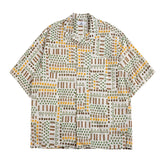 Ethnic Retro Print Short Sleeve Shirt for Men