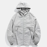Уличная ветрозащитная водонепроницаемая хрустящая свободная толстовка с капюшоном рабочая куртка пальто