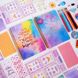 Ҳисоби дасти зодрӯзи духтари тӯҳфа Scrapbook Дафтарчаи Дафтари кӯдакон