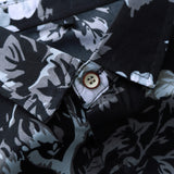 Осенняя рубашка с длинным рукавом в китайском стиле с принтом