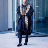 Мужской костюм Африка Этнический принт Досуг